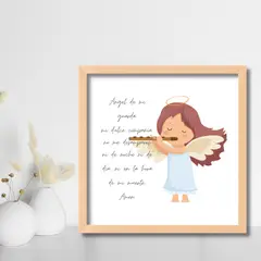 LAFANTINA - CUADRO RELIGIOSO ORACIÓN ANGEL DE LA GUARDA COLOR