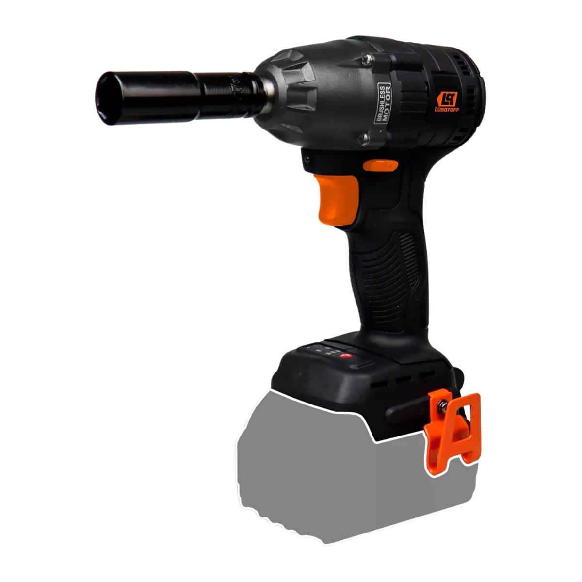 LUSQTOFF - Llave De Impacto Inalámbrica 1/2 Lusqtoff  Car/Bat 2 Ah