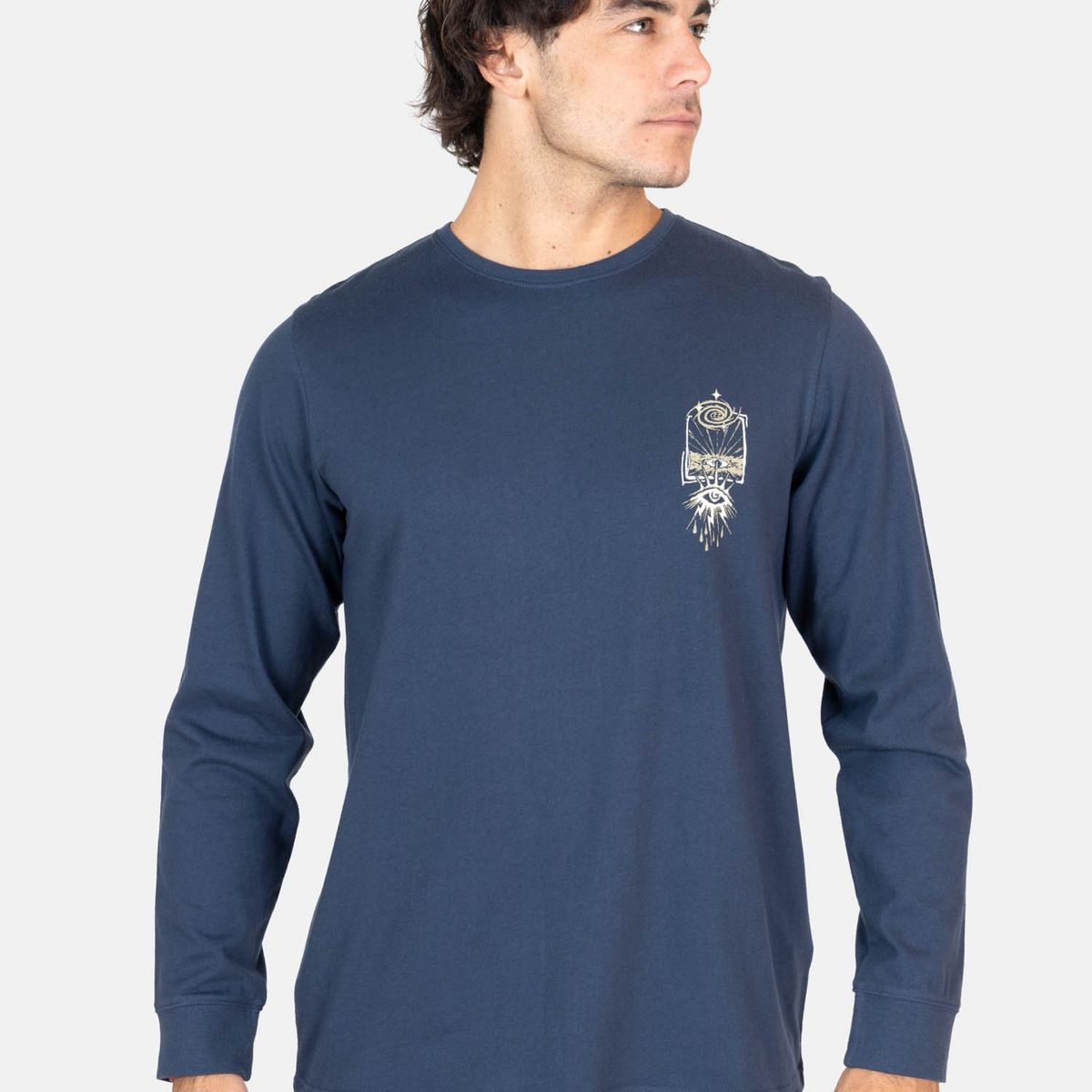 MAUI AND SONS - Polera ML Oceanfront Azul Hombre Maui And Sons - Azul