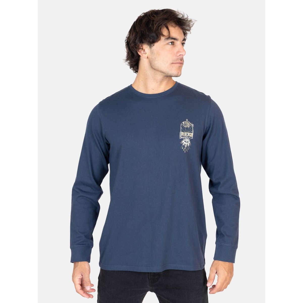 MAUI AND SONS - Polera ML Oceanfront Azul Hombre Maui And Sons - Azul