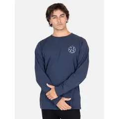 MAUI AND SONS - Polera ML Spray Azul Hombre - Azul