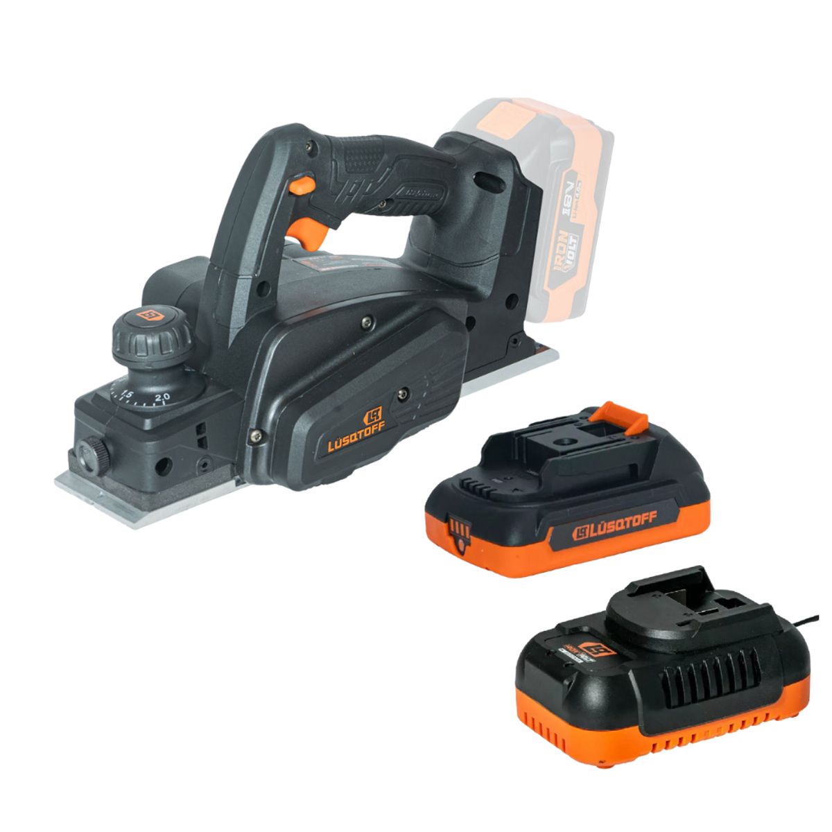 LUSQTOFF - Cepillo Inalámbrico Lusqtoff Brushless De Mano Car/Bat 2 Ah