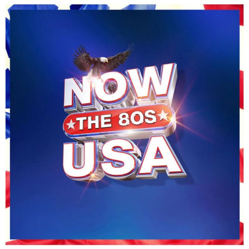 HITWAY MUSIC - NOW  USA THE  80S 3LP - VARIOUS REDWHITE & BLUE VINYL -  VINILO