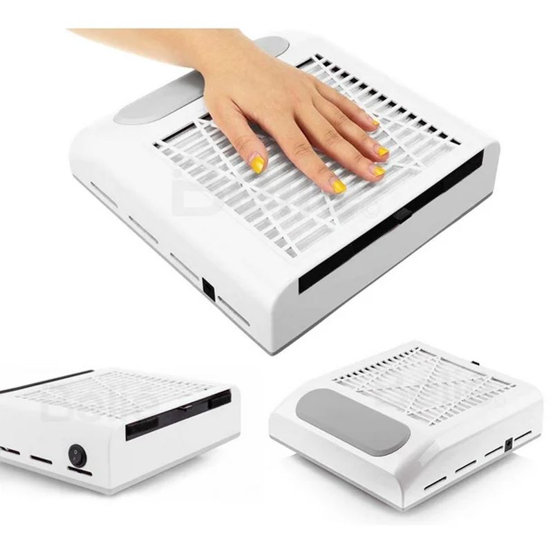 GENERICO - Extractor De Polvo Genérico Para Uñas Profesional 80w Blanco