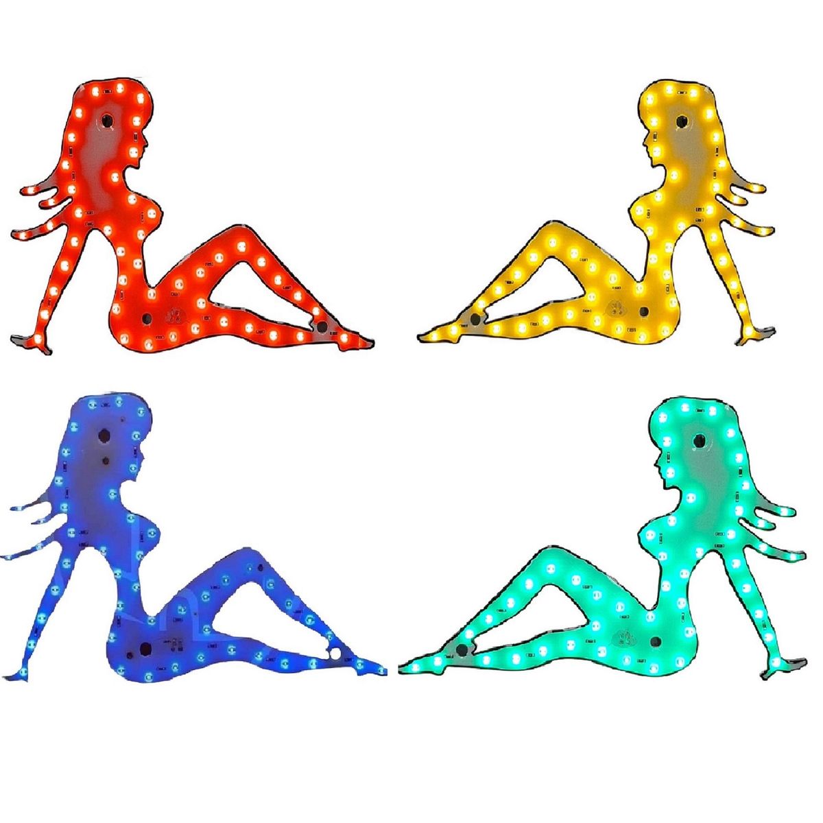 GOTEK - SILUETA DIVA LED 12 / 24 VOLTS RGB