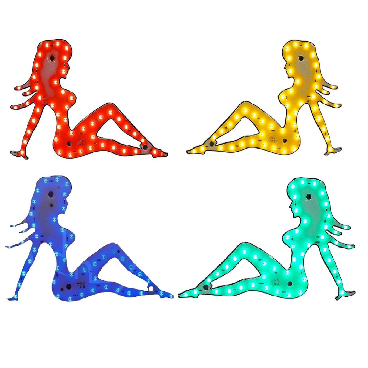 GOTEK - SILUETA DIVA LED 12 / 24 VOLTS RGB