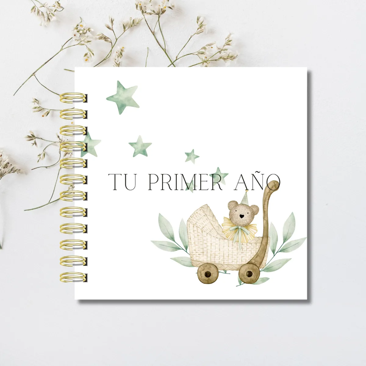 LAFANTINA - LIBRO BEBÉ PARA RECIÉN NACIDO TU PRIMER AÑO