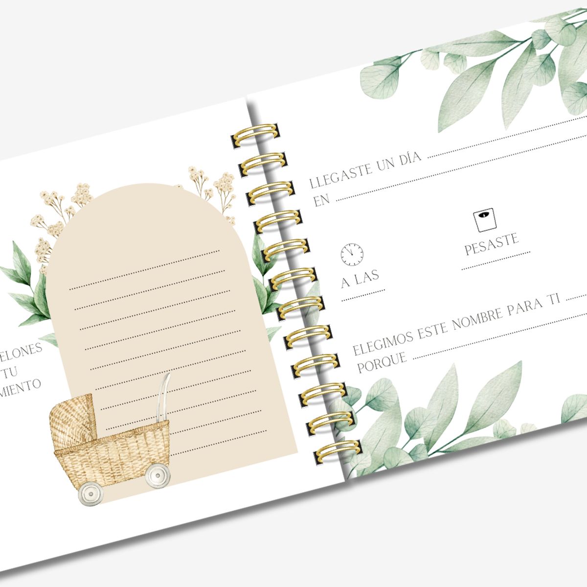 LAFANTINA - LIBRO BEBÉ PARA RECIÉN NACIDO TU PRIMER AÑO