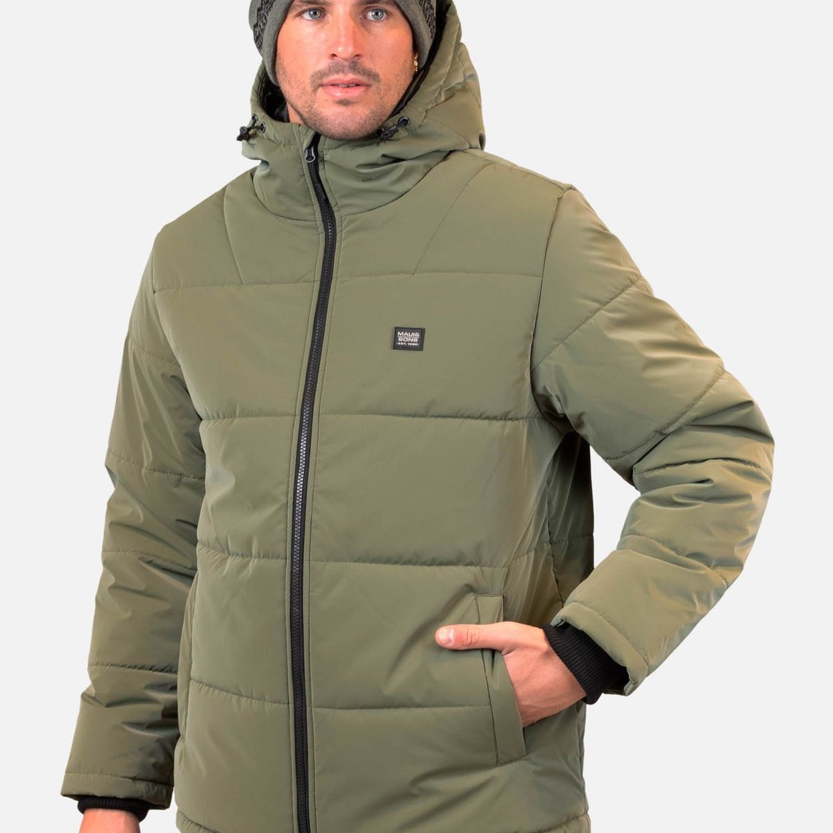 MAUI AND SONS - Parka Solis Verde Hombre Maui And Sons
