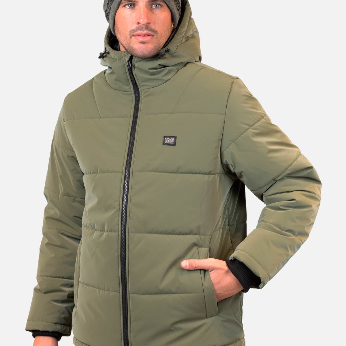 MAUI AND SONS - Parka Solis Verde Hombre Maui And Sons