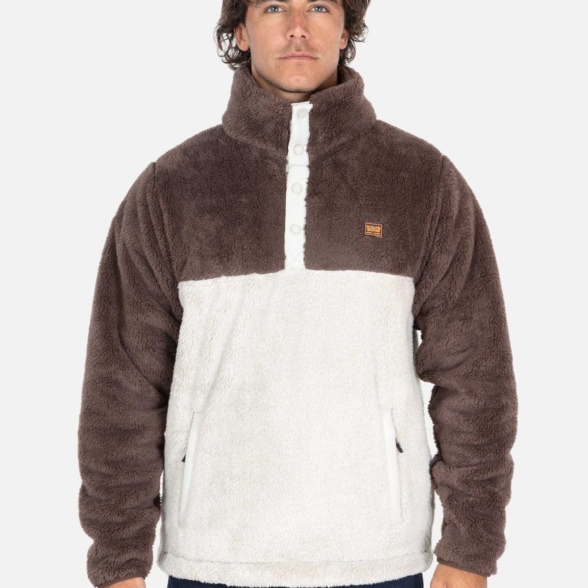 MAUI AND SONS - Poleron Chiporro León Beige Hombre Maui And Sons - Beige