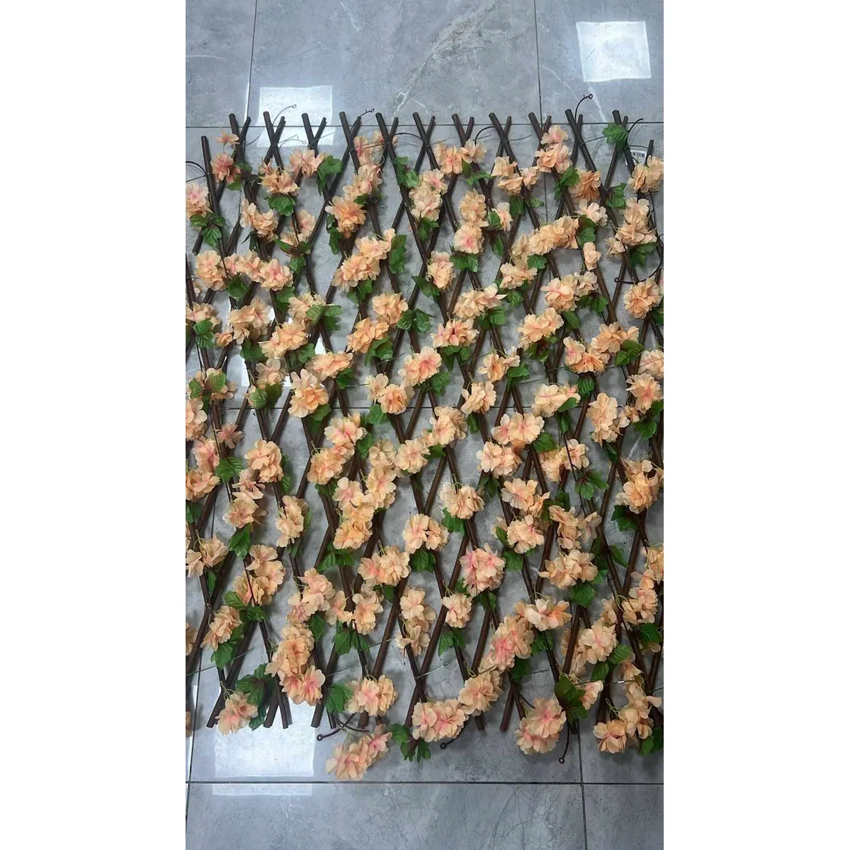 GENERICO - HERMOSAS VALLAS MALLAS EXTENSIBLES FOLLAJE ARTFICIAL PARA DECORAR