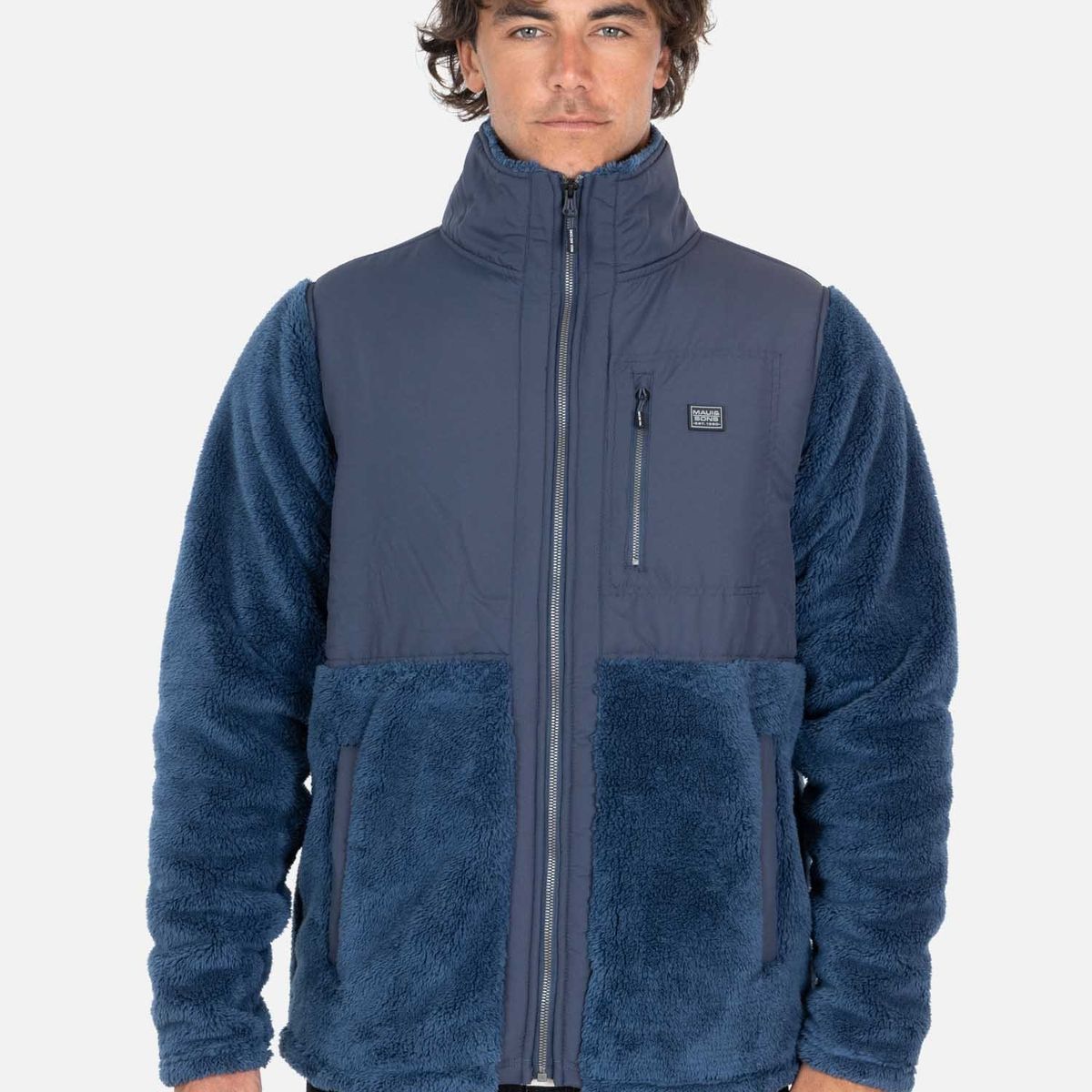 MAUI AND SONS - Poleron Chiporro Seeker Azul Hombre Maui And Sons - Azul