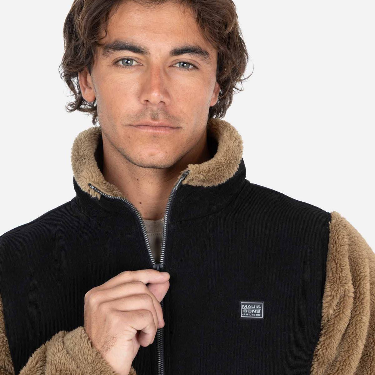 MAUI AND SONS - Poleron Chiporro Motion Café Hombre Maui And Sons - Café