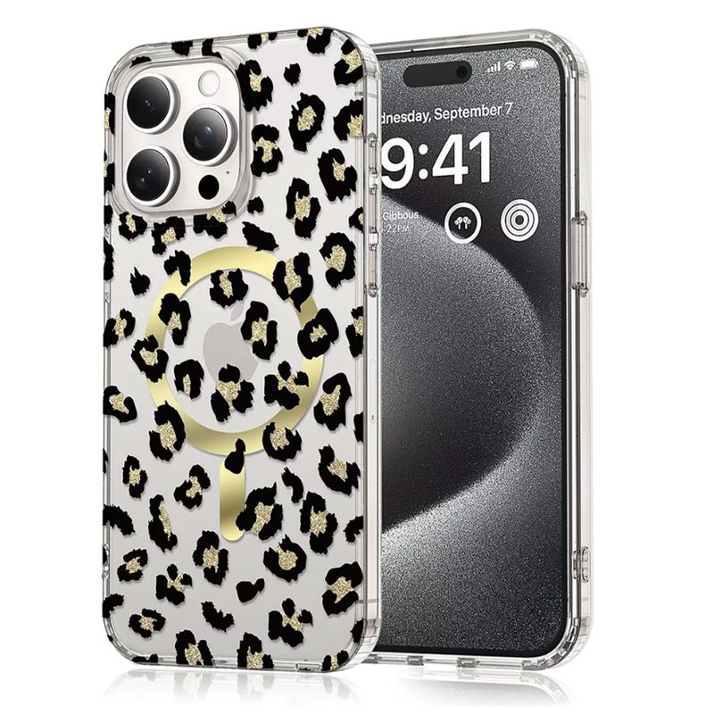 JOIGO - Carcasa Funda Animal Print Leopardo Para iPhone 16 Pro Max.