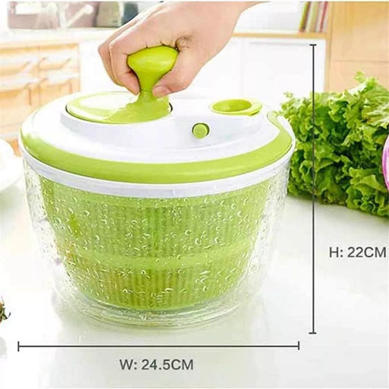 GENERICO - Pack X2 Centrifuga De Verdura Centrifugador Lechuga Secador