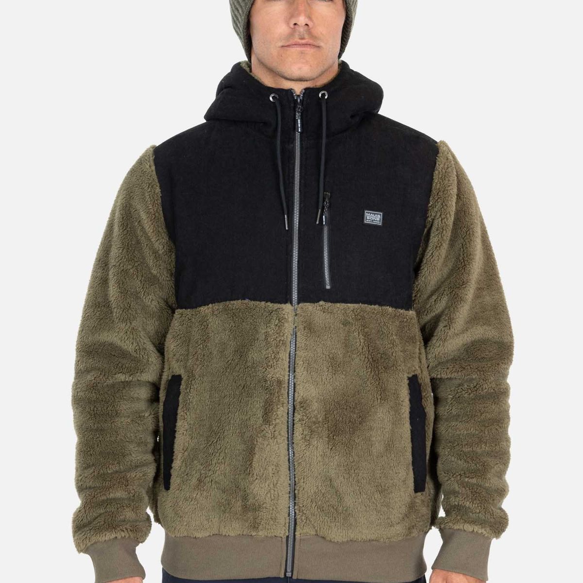 MAUI AND SONS - Poleron Chiporro Aqua Verde Hombre Maui And Sons - Verde