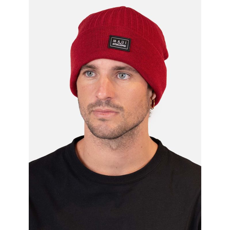 MAUI AND SONS - Gorro Cosmos Rojo Hombre Maui And Sons - Rojo