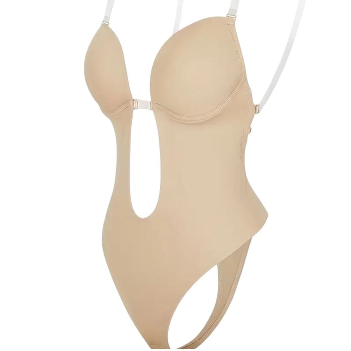 GARSIL - Body Push Up Reductor Invisible - Sin Espalda Con Escotes Para Mujer