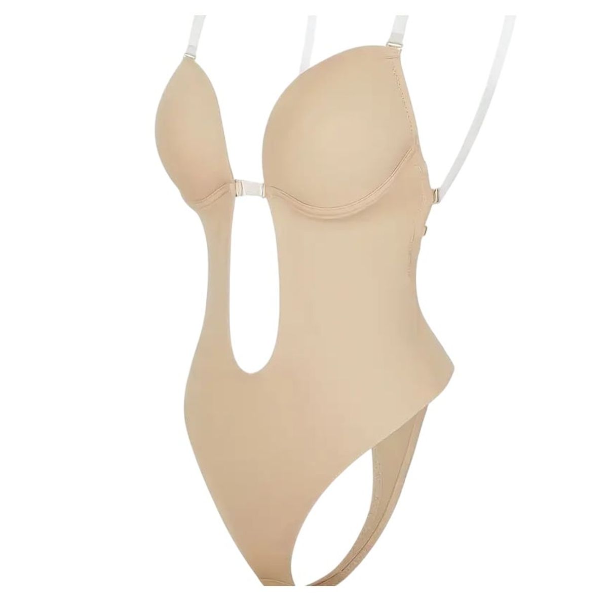 GARSIL - Body Push Up Reductor Invisible - Sin Espalda Con Escotes Para Mujer