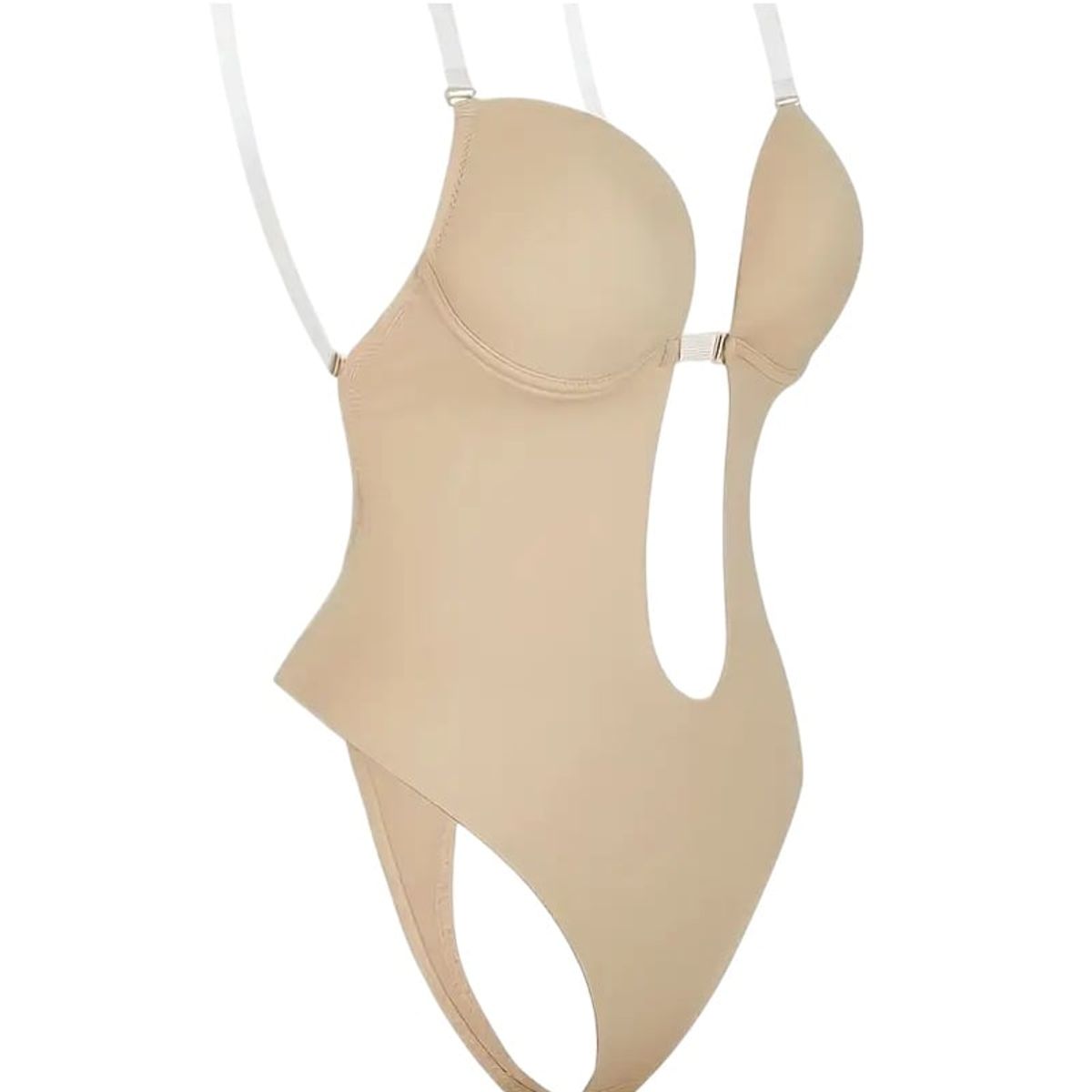 GARSIL - Body Push Up Reductor Invisible - Sin Espalda Con Escotes Para Mujer