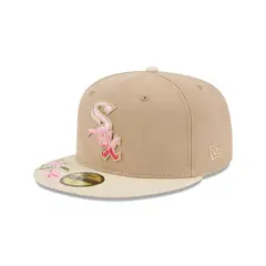 NEW ERA - Gorra 59Fifty Chicago White Sox MLB Hand Stitched Beige