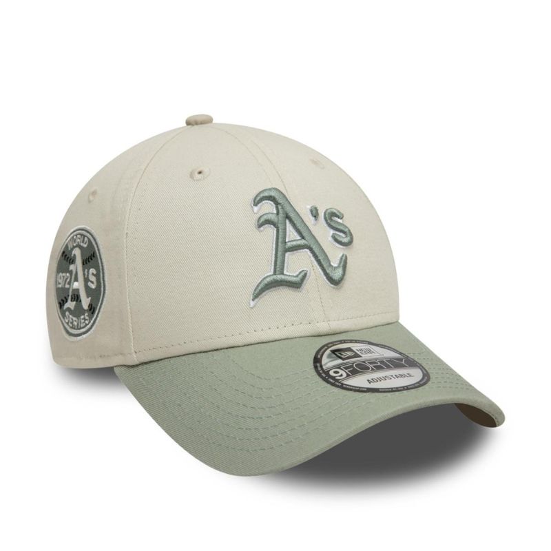 NEW ERA - Gorra 9Forty Oakland Athletics MLB World Series Light Beige