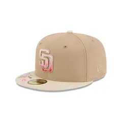 NEW ERA - Gorra 59Fifty San Diego Padres MLB Hand Stitched Beige
