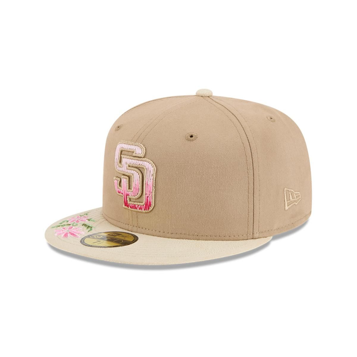 NEW ERA - Gorra 59Fifty San Diego Padres MLB Hand Stitched Beige
