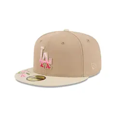 NEW ERA - Gorra 59Fifty Los Angeles Dodgers MLB Hand Stitched Beige