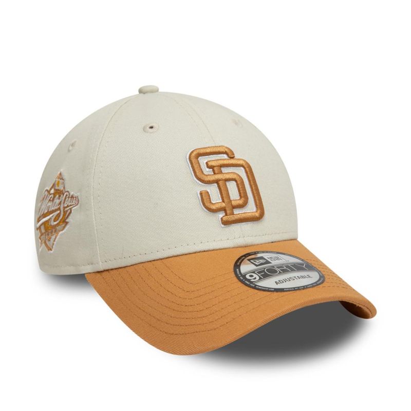 NEW ERA - Gorra 9Forty San Diego Padres MLB World Series Light Beige