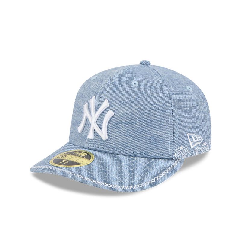 NEW ERA - Gorra 59Fifty New York Yankees MLB Hand Stitched Sky Blue