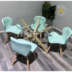 GENERICO - Comedor Aviador 100cm -Negro 4 puestos