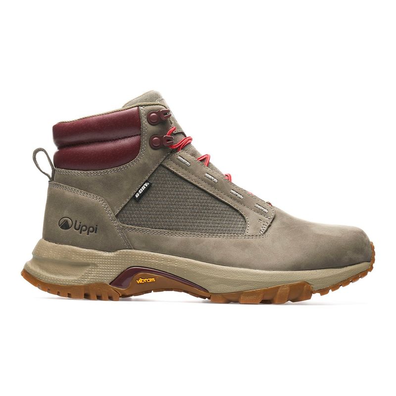 LIPPI - Botín Hombre Woods Pro Mid Gris Lippi