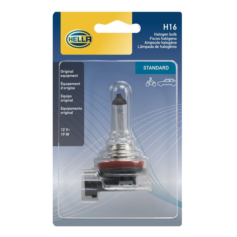 HELLA - Ampolleta Halógena H16 12V 19W PGJ19-3