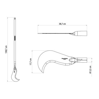 Imagen 2 del producto Rozon Pesado 308X100Mm-920G Con Mango 120Cm