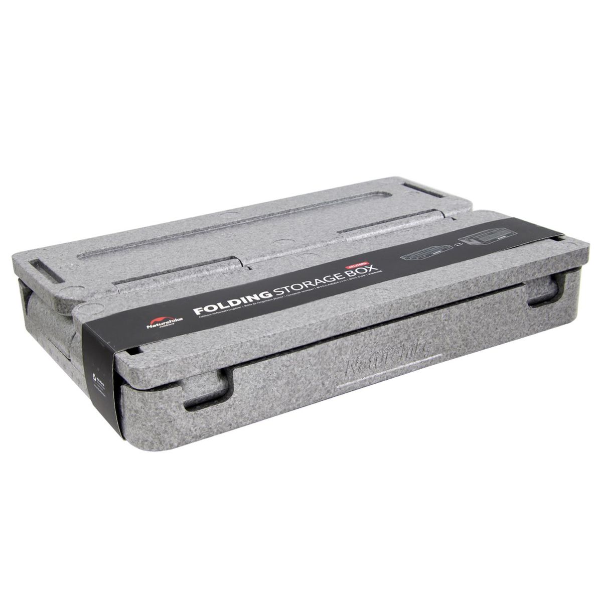 NATUREHIKE - Caja De Almacenamiento Plegable Epp Gris 40 Litros