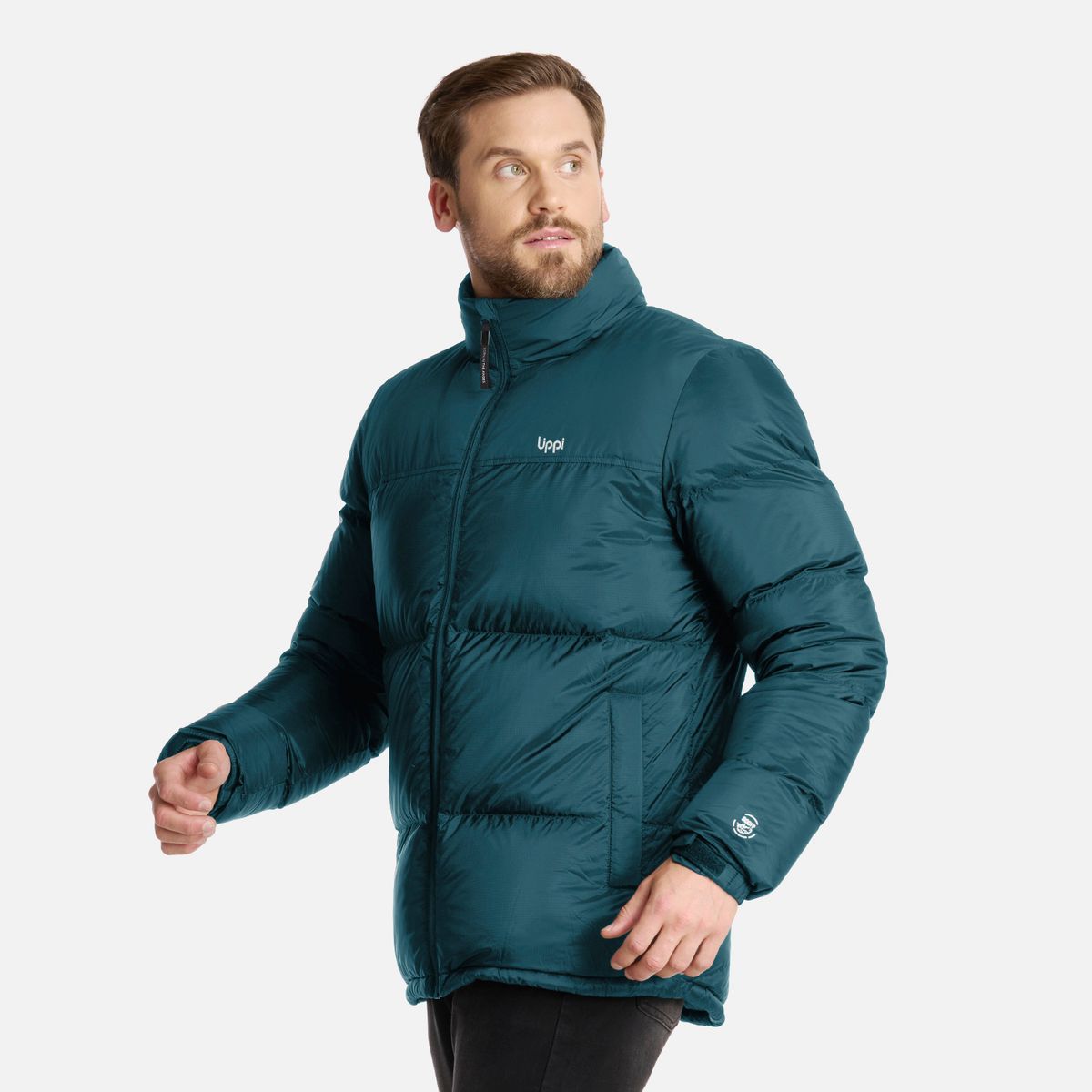 LIPPI - Chaqueta Hombre Winter Down 800 FP Jacket Petroleo Oscuro Lippi