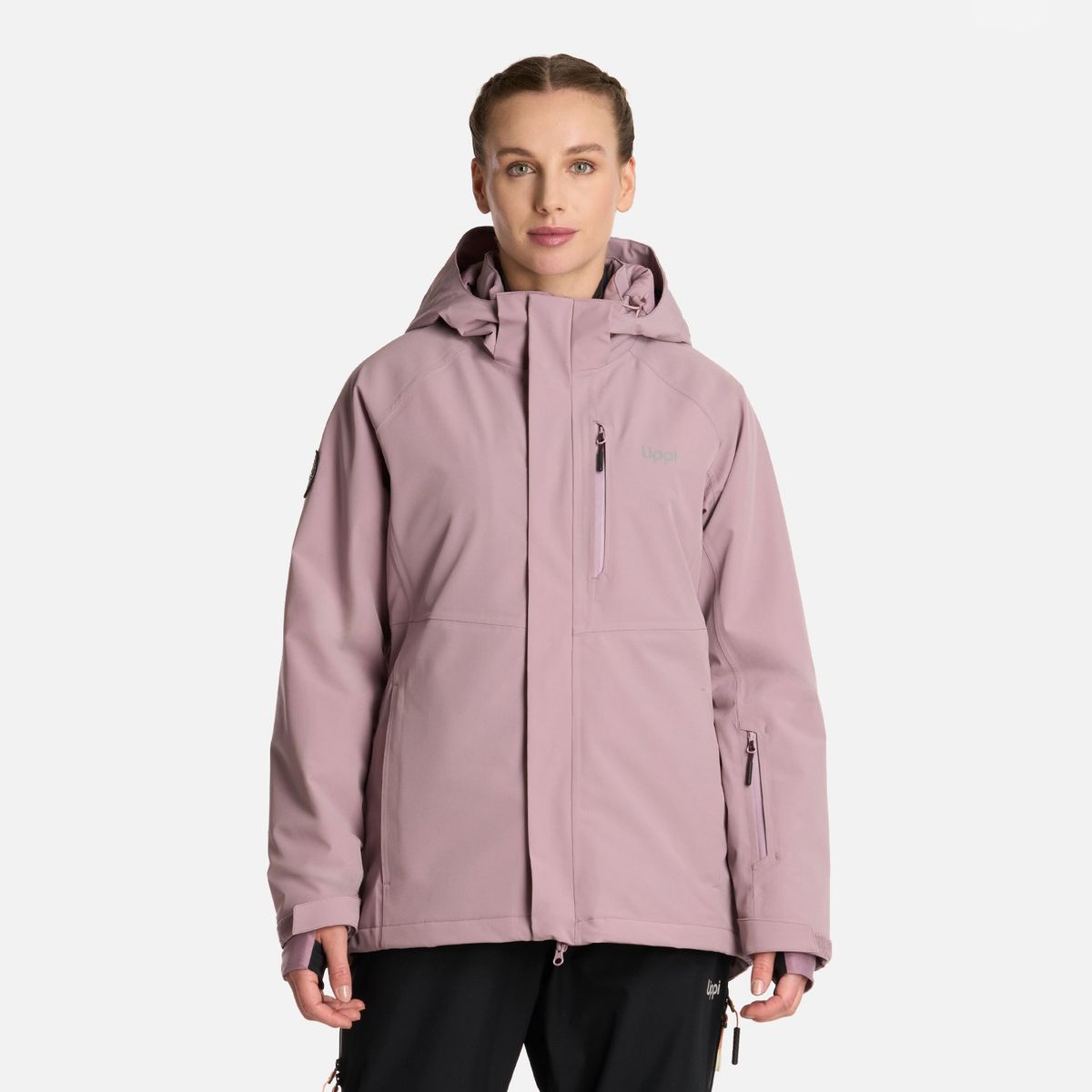 LIPPI - Chaqueta Mujer Andes B-Dry Hoody Jacket Malva Lippi