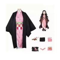 Disfraz Nezuko Cosplay con Accesorios Talla 10-12 años
