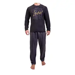 BAZIANO - PIJAMA MICROPOLAR GAME OVER HOMBRE