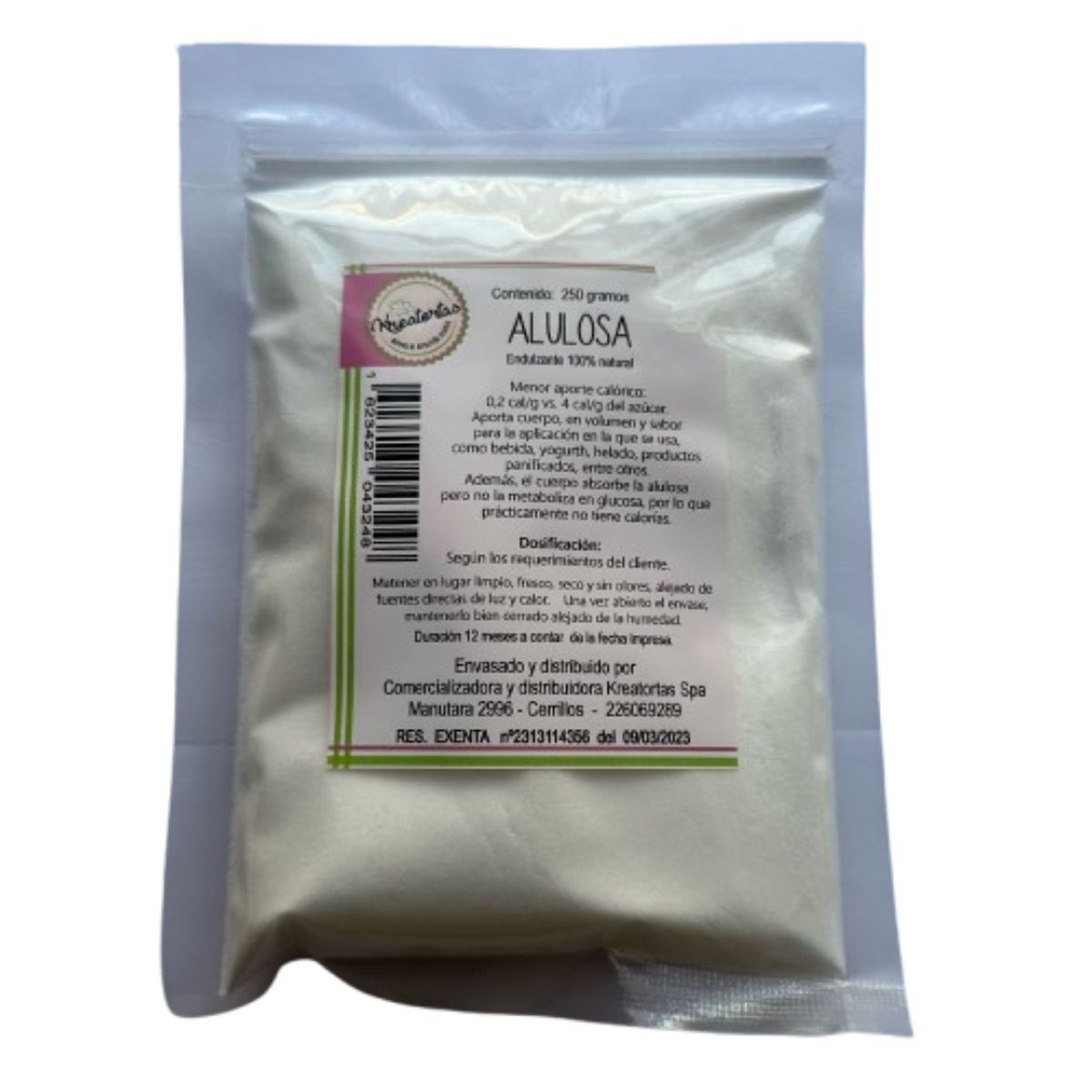 GENERICO - Alulosa 100% Pura En Polvo Kreatortas 250g