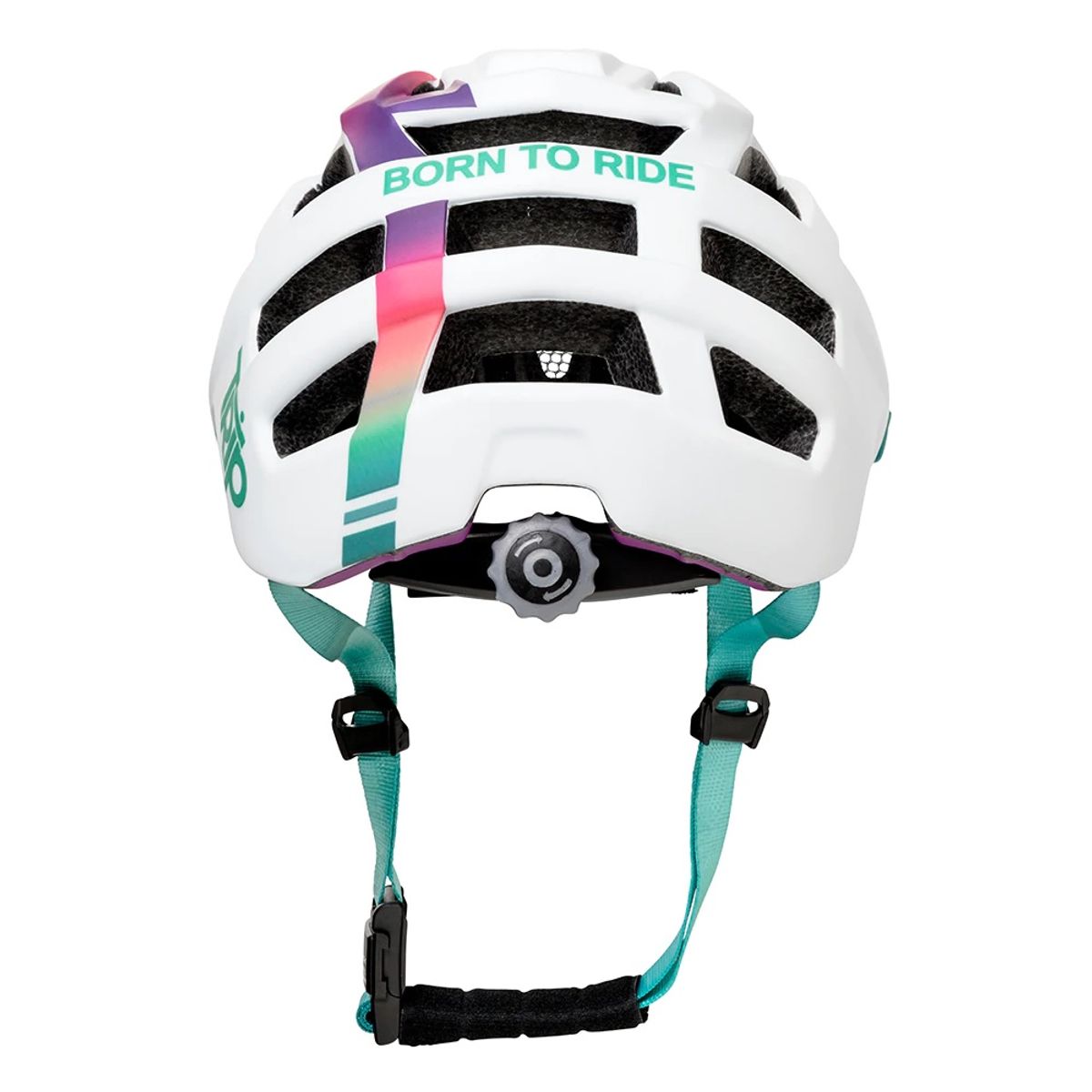 TRIP - CASCO BICI TRIP ENDURO WHITE/TURQUOISE