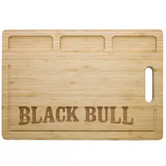 BLACK BULL - Tabla De Cortar Bambú 38cms - SC