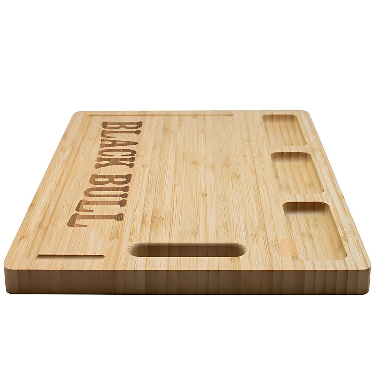 BLACK BULL - Tabla Bambú 38cm Black Bull Corte Preciso y Ecológico - SC