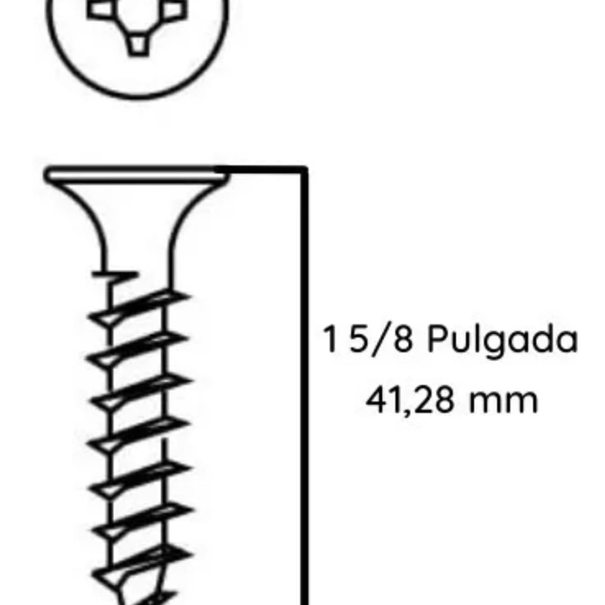 GENERICO - Tornillo Volcanita Punta Fina 6x1 5/8 Zinc Caja 12000 unds