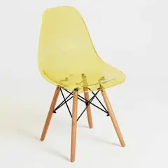 GENERICO - Silla Eames - Transparente Amarilla