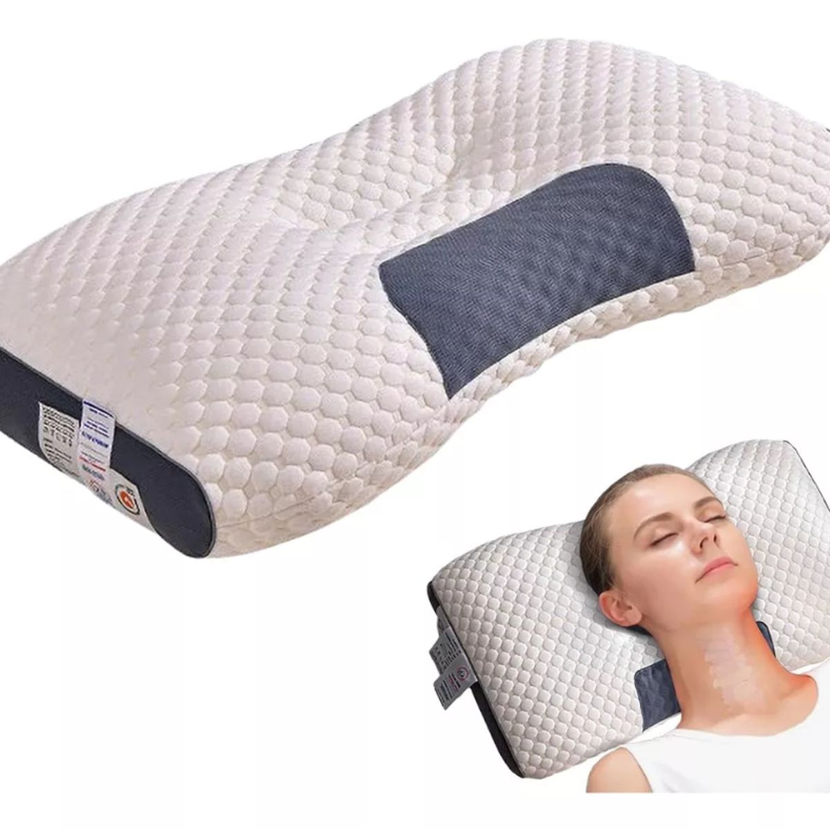 GENERICO - Almohada viscoelastica con Memoria Cervical