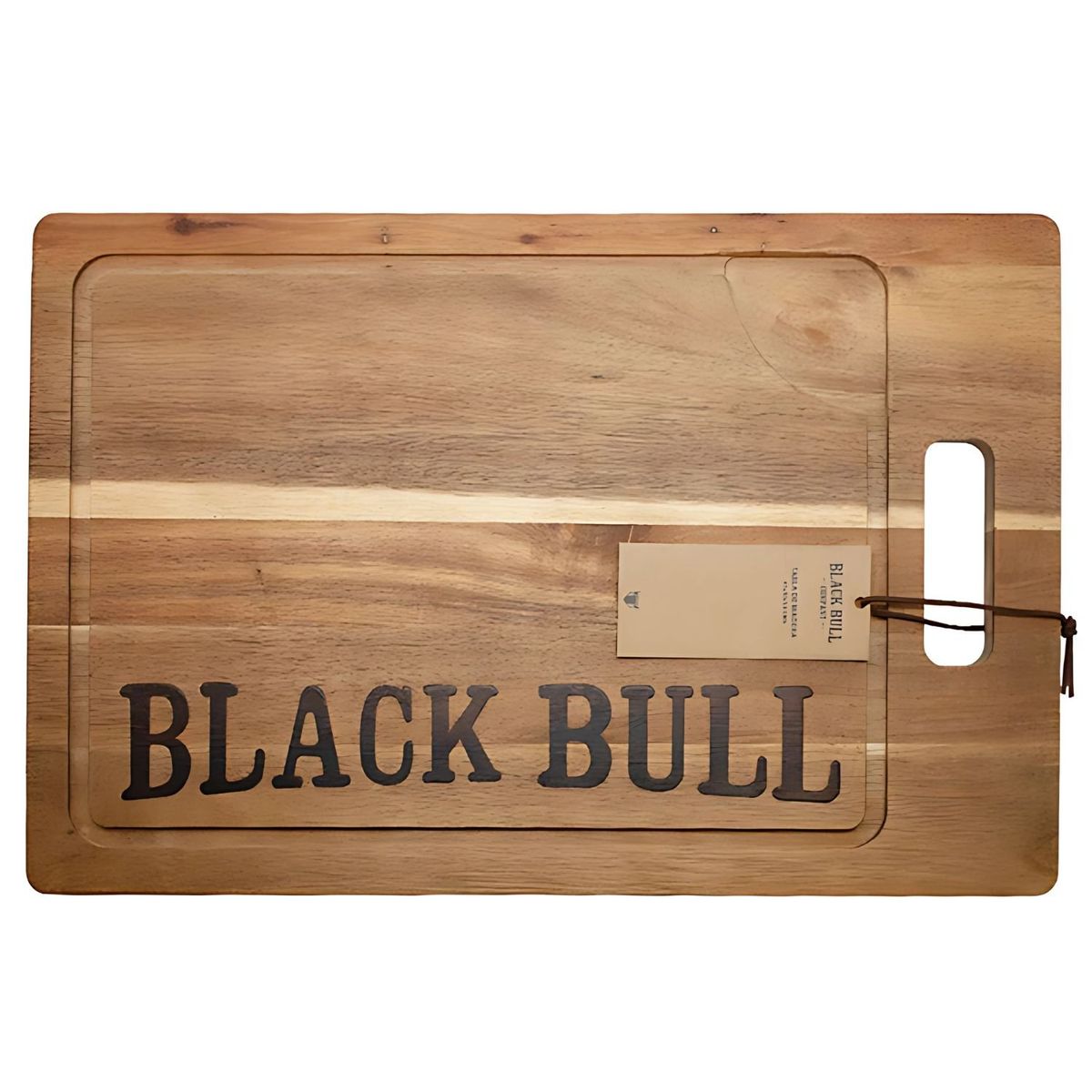 BLACK BULL - Tabla Acacia 45cm Black Bull Corte Elegante y Rústico - SC