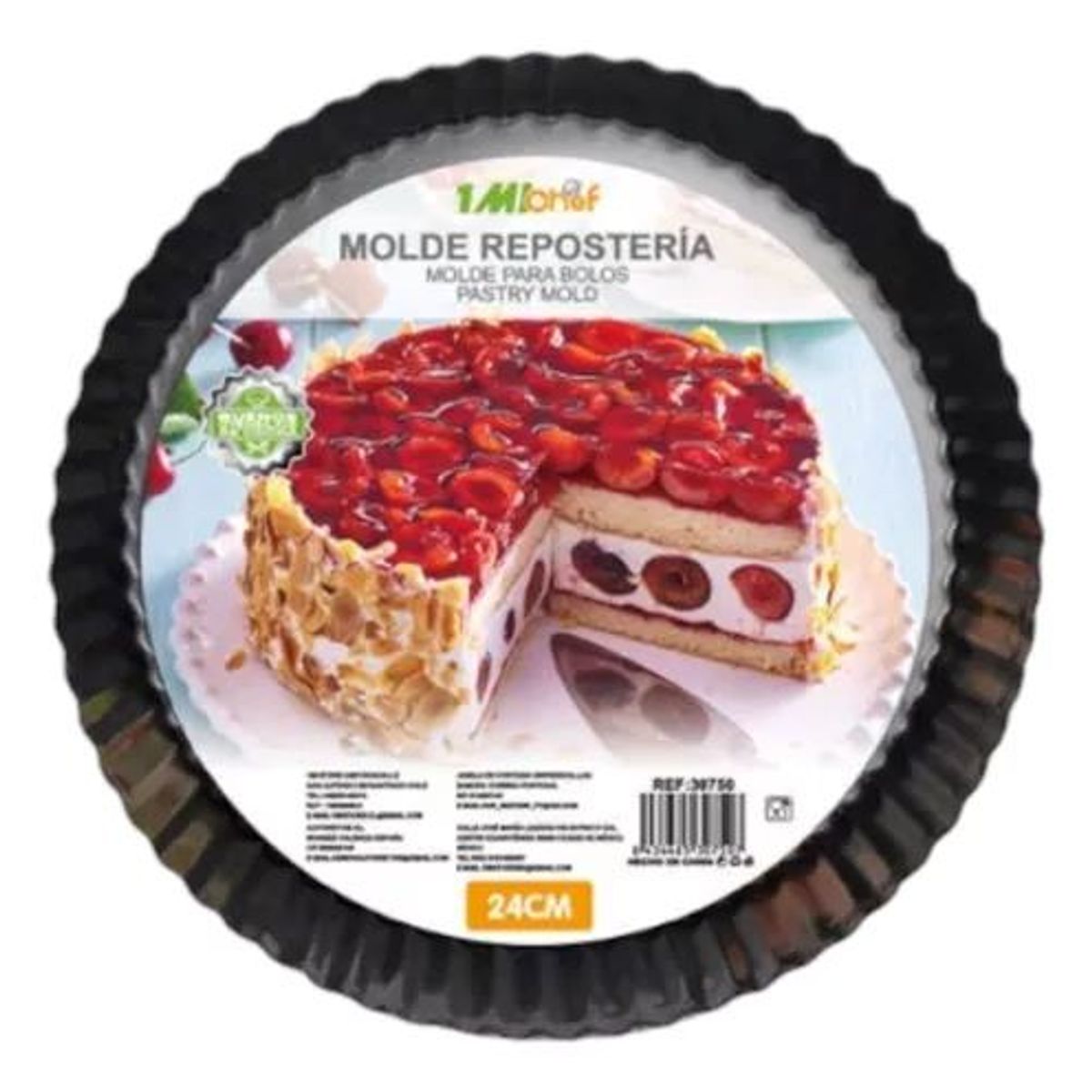 GENERICO - Molde De Repostería 24x5 Cm Pastel Torta Postre